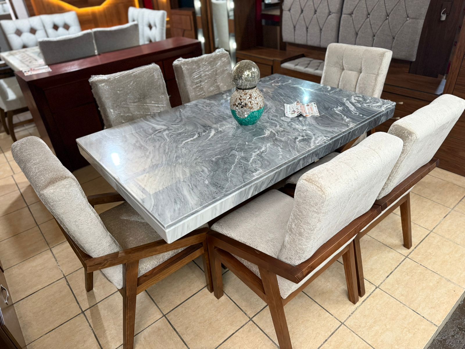Comedor mármol 6
