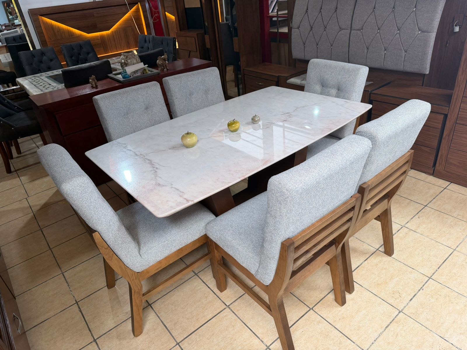 Comedor mármol 6